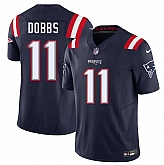 Men & Women & Youth New England Patriots #11 Joshua Dobbs Navy 2025 F.U.S.E. Vapor Limited Stitched Jersey,baseball caps,new era cap wholesale,wholesale hats
